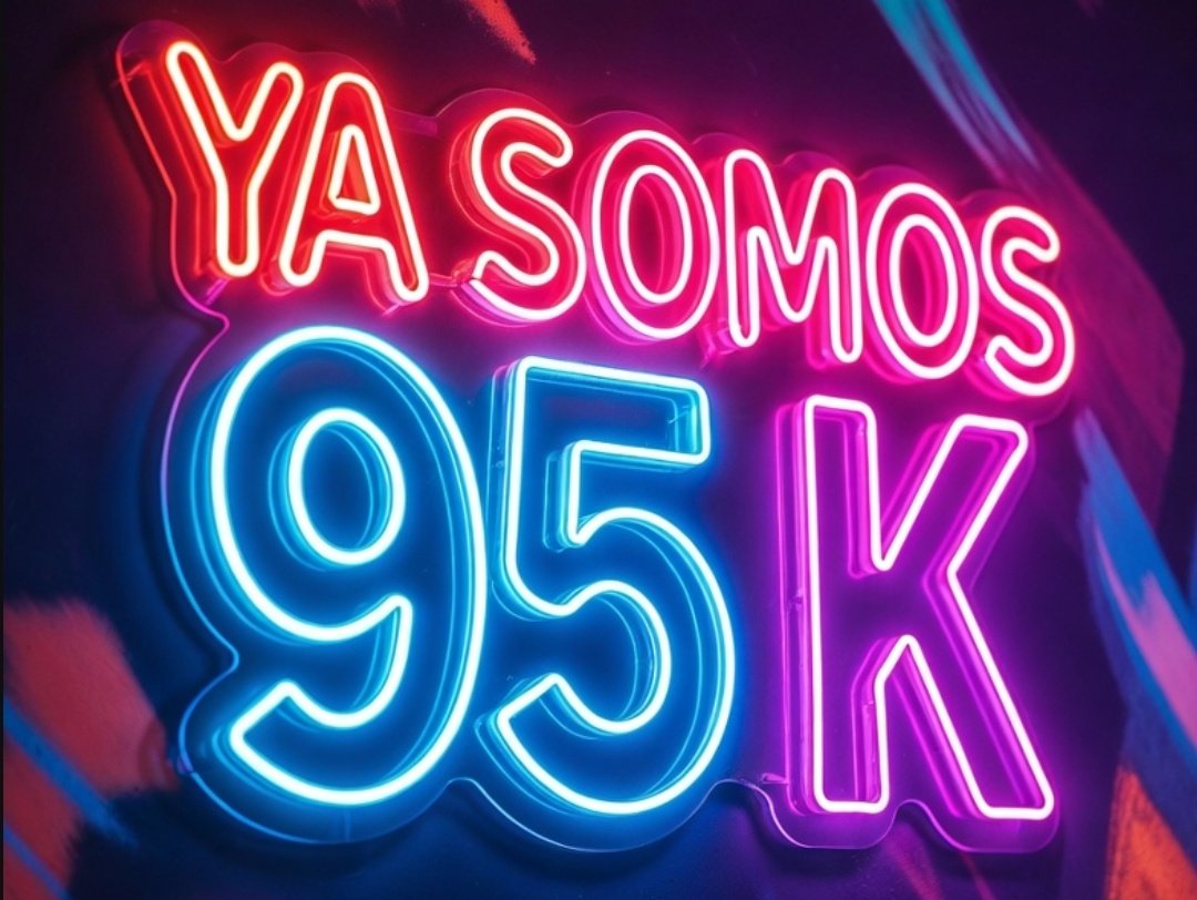 QUE BERRAQUERA USTEDES, DE VERDAD MUCHAS GRACIAS, YA SOMOS 95 K POR ACÁ 💪