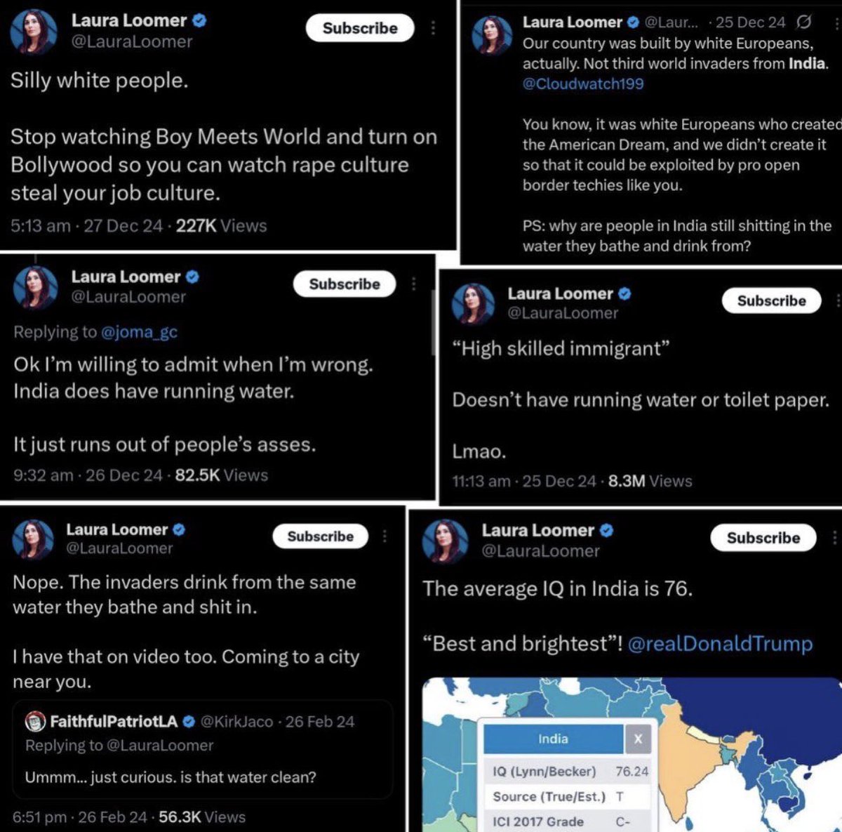 NutriOmega71738's tweet photo. @LauraLoomer We all know you hate Indian Laura, you just have new agendas! https://t.co/RqCYQ4idTA