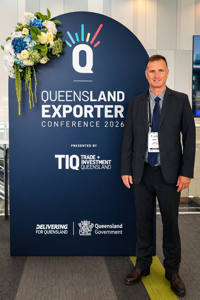 ChainDoX_XDC's tweet photo. Great discussions at the QLD Exporter Conference on the future of digital trade. Moving from paper Bills of Lading to Electronic Transferable Records (ETRs) will help exporters move documents instantly instead of waiting days for couriers. Australia has a real opportunity. https://t.co/xYQysEymdh