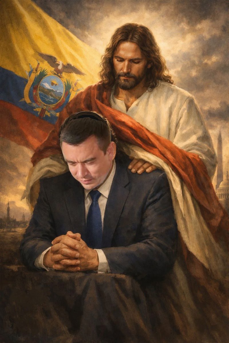 PatriciaBaque16's tweet photo. Que DIOS TODOPODEROSO proteja de todo mal a nuestro Presidente @DanielNoboaOk 🙏🏻🙏🏻🙏🏻🙏🏻🙏🏻🙏🏻🙏🏻 https://t.co/fKFOsfNvXt