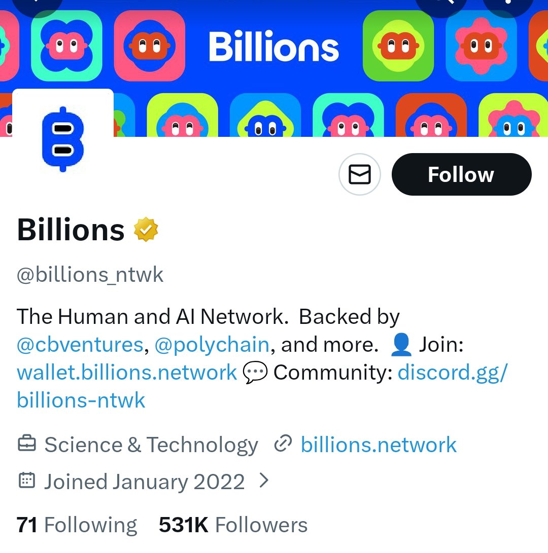 Lately I’ve been seeing a lot of posts on Twitter calling  about Billions a scam and spreading FUD 
Not sure what’s really going on yet 

What do you guys think about it? 🤔