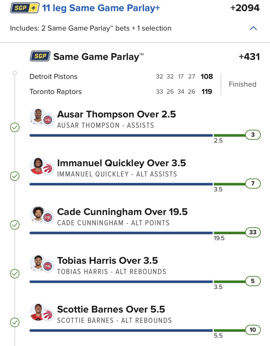 brandonlyle1985's tweet photo. ‼️LOCKED IN‼️ #fanduel #parlays #nba #bets #betslips 🔒😎✅🐐 https://t.co/1Yyt46gBjs