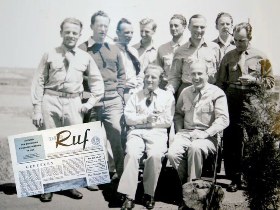 MARCH 15 1949: Der Ruf, (or "The Call") published its last issue. The German-language newspaper was published for 4 years at Fort Kearney in Narragansett, a German POW camp, beginning in 1945. #OTD #OnThisDay #RhodeIsland #History