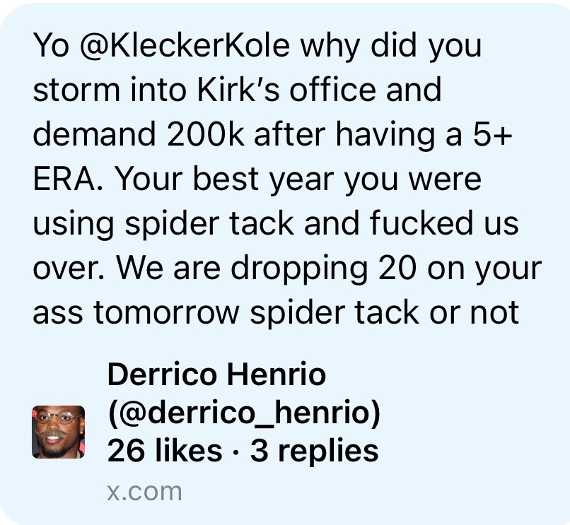 perdomogoat's tweet photo. @derrico_henrio @KleckerKole why’d you delete this + kleck owns you https://t.co/E7Th9qJCdp