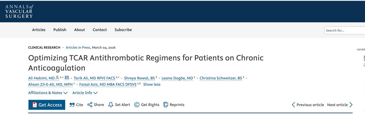 Faisal Aziz MD, MBA, FACS, Distinguished FSVS tweet media