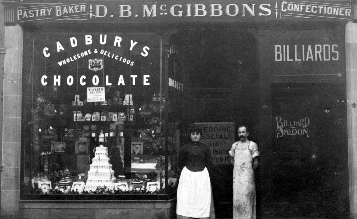 tourscotland's tweet photo. Old Tour #Scotland #Ancestry Travel Visit #Genealogy #Scottish Family #History Blog #photography of Mcgibbon Pastry shop in #Forfar, #Angus. Name derives from Norman French name Gilbert itself of Germanic or Anglo Saxon pre 7th century origins https://t.co/MNOyHxlKEB https://t.co/mv05g7XvKj