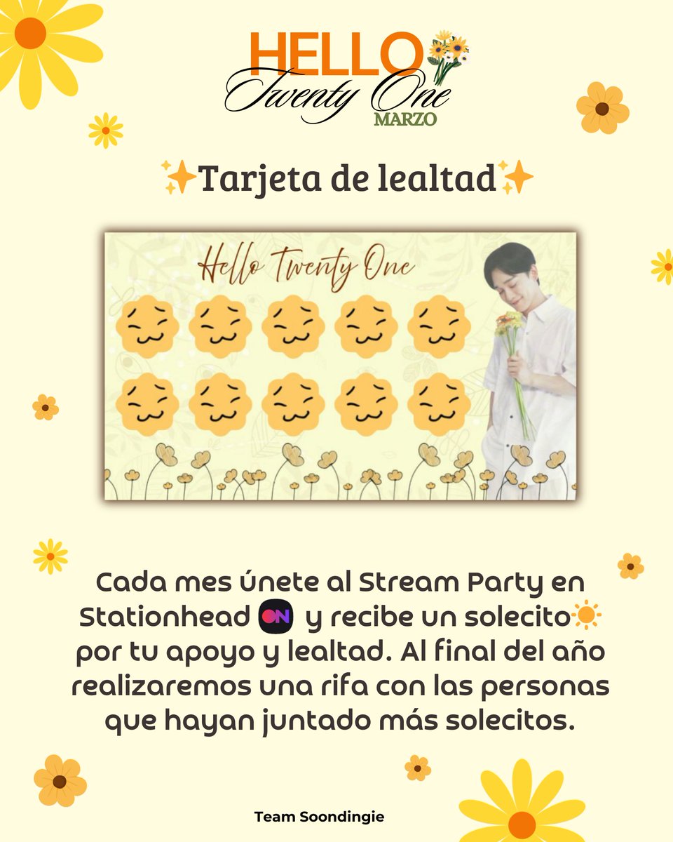 chen_mexico's tweet photo. [HELLO TwentyOne]

"𝑳𝒂 𝒇𝒍𝒐𝒓 𝒎𝒂𝒔 𝒃𝒆𝒍𝒍𝒂 𝒅𝒆 𝒎𝒊 𝒋𝒂𝒓𝒅𝒊𝒏 𝒆𝒔 𝒑𝒂𝒓𝒂 𝒕𝒊..."

🗓 Sábado 21 de marzo
⏰️ de 7PM a 10PM (Hora México)

☑️ Actividades:

💐"Flores para #Chen"
 📲 "Twitteada masiva"
🎶 "Stream Party en Stationhead"
🎁 "Gana 1 Photocard de Chen" https://t.co/eZvIHgKODC