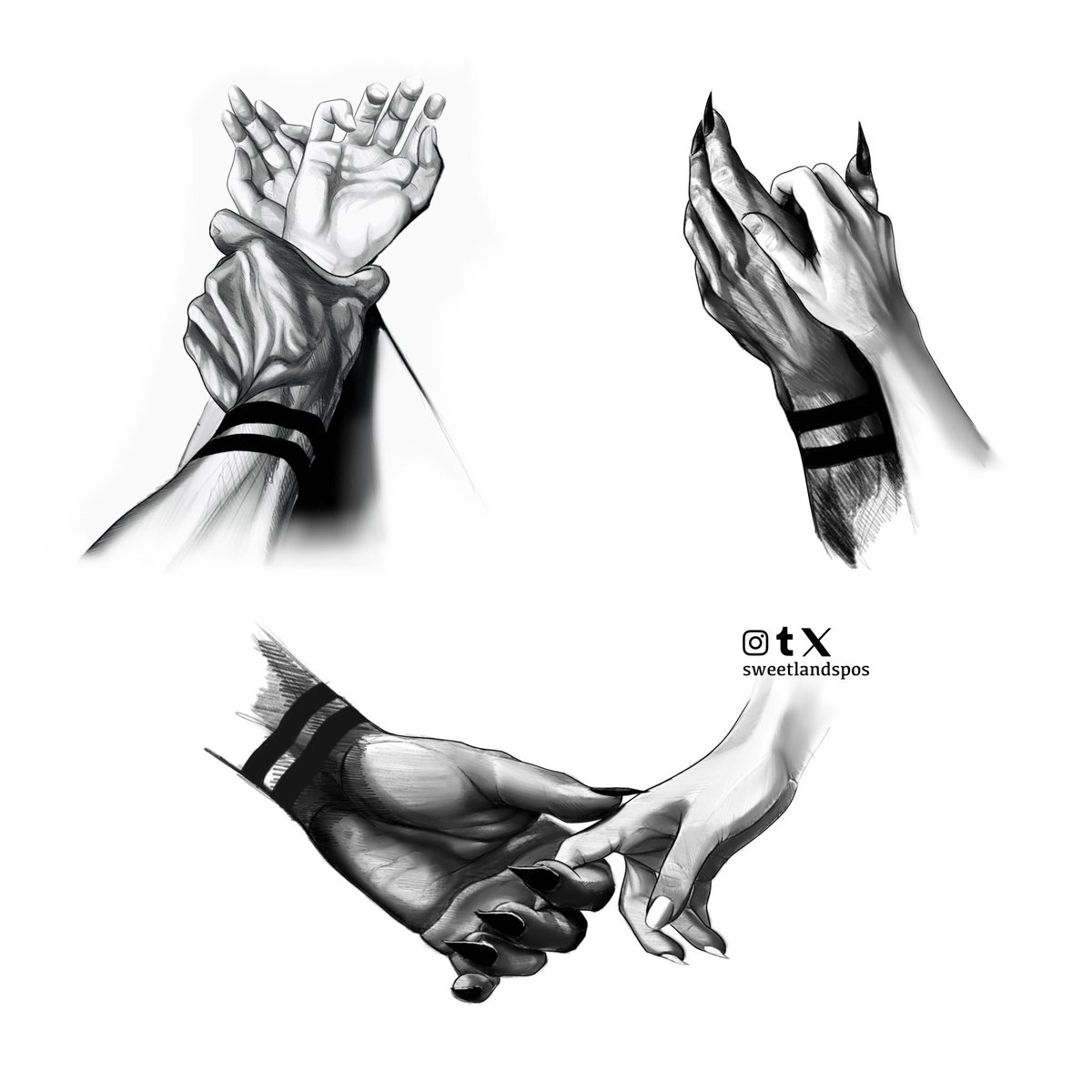 Hands studies with Sukuna #sukuna #jjksukuna