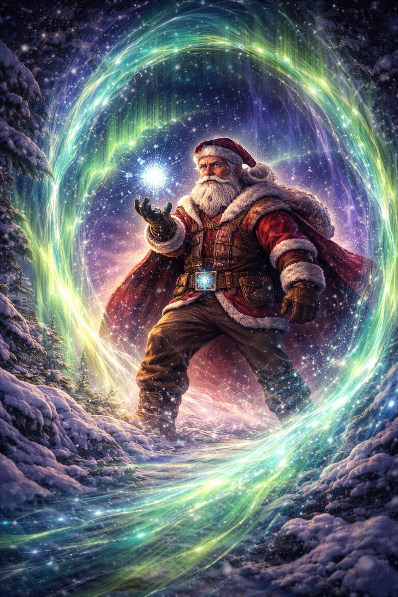 MetaVerseSantaC's tweet photo. Meet MetaVerse Santa, the guardian of belief traveling through the Aurora Corridor! 📖 Discover the family fantasy adventure in 'The MetaVerse Santa Chronicles.' Perfect for ages 10 and up! https://t.co/am84jMlvXT #MetaVerseSanta #FantasyBooks https://t.co/jtFWo2bhIX