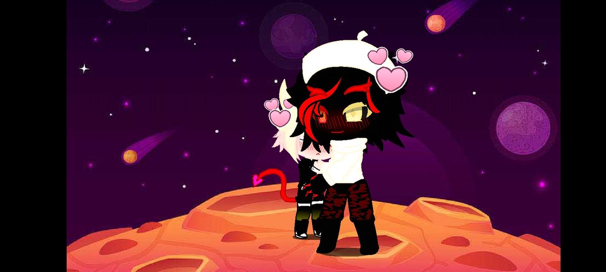 ElslandeVa68212's tweet photo. Happy birthday Forty ! NightmarishDevil is ship name for these 2, Folly yumeshippers DNI !! (And yes I can't make her mask in gacha club) #Folly #RegretevatorFolly #FollyRegretevator #Forty #Félicia #OcxCanon #Imori #ImoriAU #RegretevatorAU #YandereAU #YandereFolly https://t.co/mUHGlpaKBC