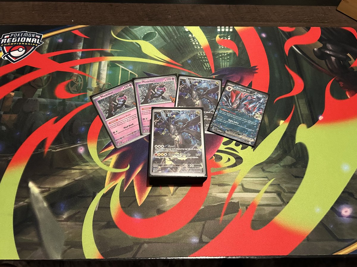 2/4 cups done for this month so far I got both a second and a top 4 all with zoroark ex
