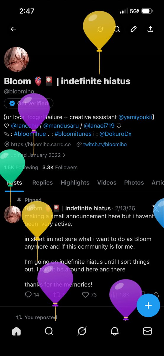 Bloom 🫀🎴 | indefinite hiatus tweet media