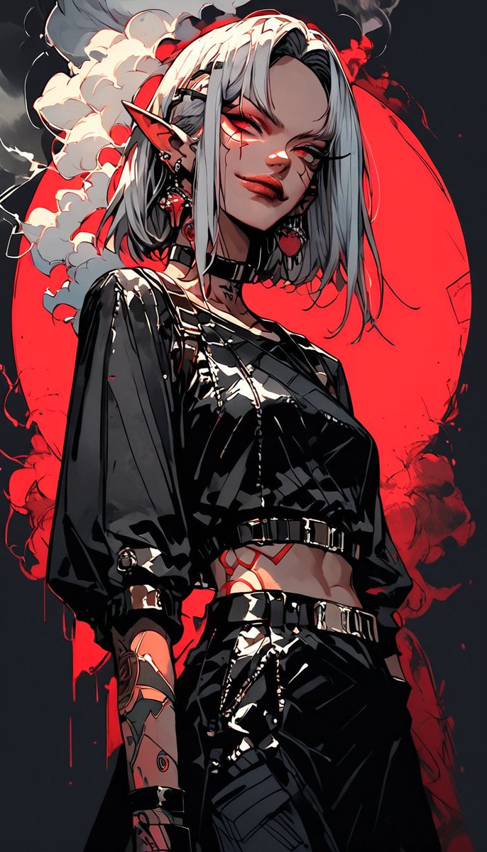 MidoriSora97's tweet photo. SFW anime-style illustration. #AIart #DarkElf https://t.co/yaablisvOY