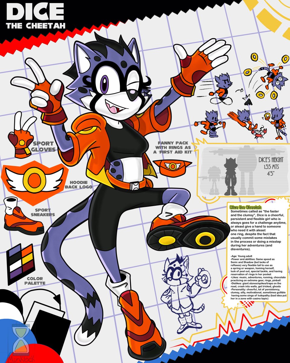 I forgot to post it around here, but after year, I have a Sonic FC

say hi to Dice 
#SonicFC #furryartworks