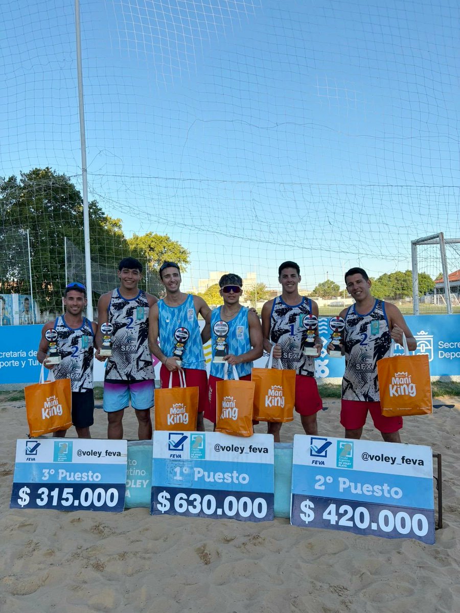 Voley_FeVA's tweet photo. #CAVP 🏐🏖️ La Etapa 9 quedó en manos de Jaramillo/Molina y Santelli/Vega

Los podios de Río Cuarto

Femenino
🥇 Jaramillo/Molina
🥈 Sancer/Najul
🥉 Dominguez/Di Lello

Masculino
🥇 Santelli/Vega
🥈 Bastias/Iturralde
🥉 Nicolini/González

🔗 Más información
https://t.co/maloSzozhp https://t.co/IEgWGDovEW