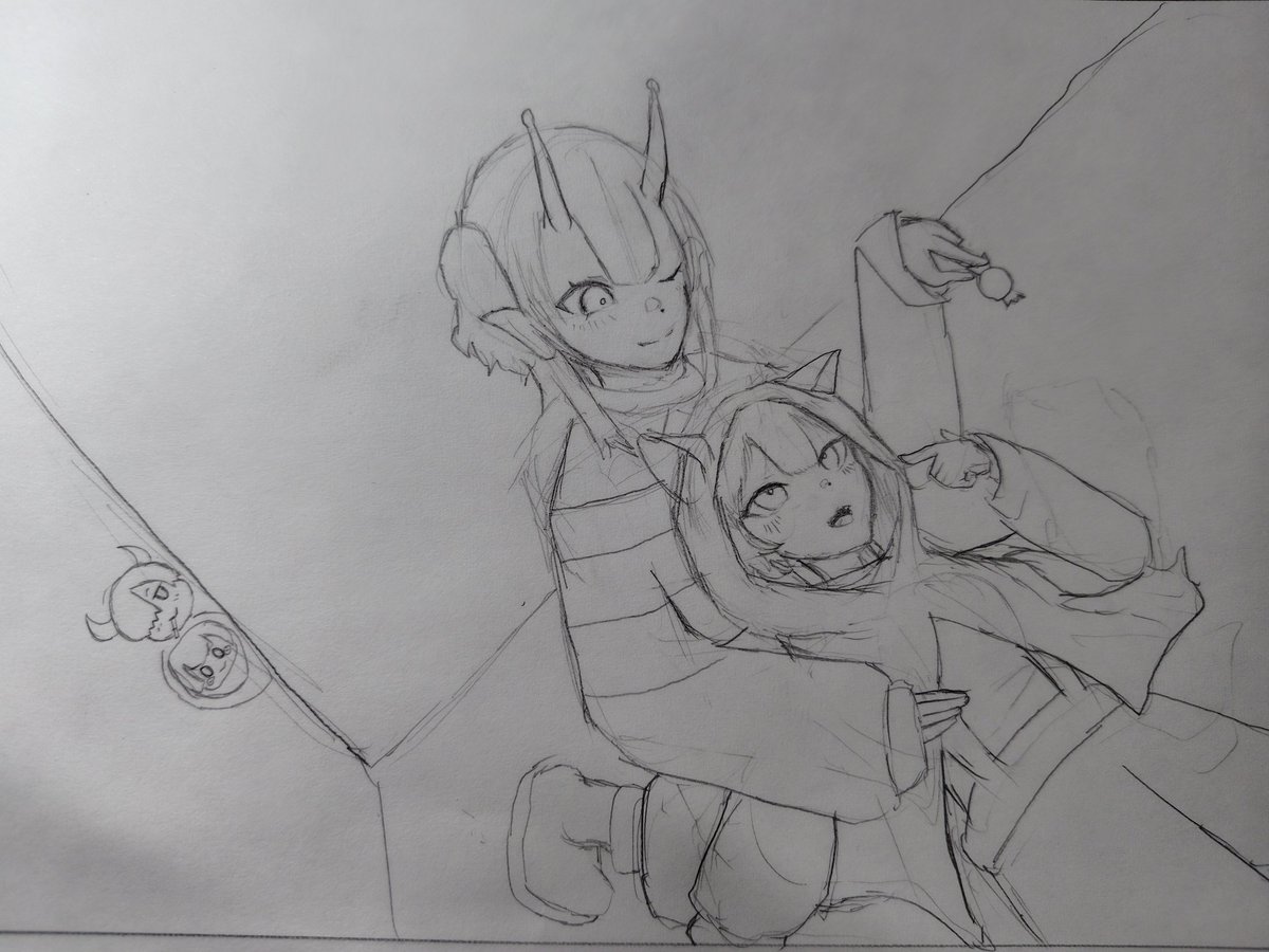 がのーさとらむね
最近書いてる人少ない気がしている今日この頃……
#50人イラフト
#がのーさファンアートタグ作って