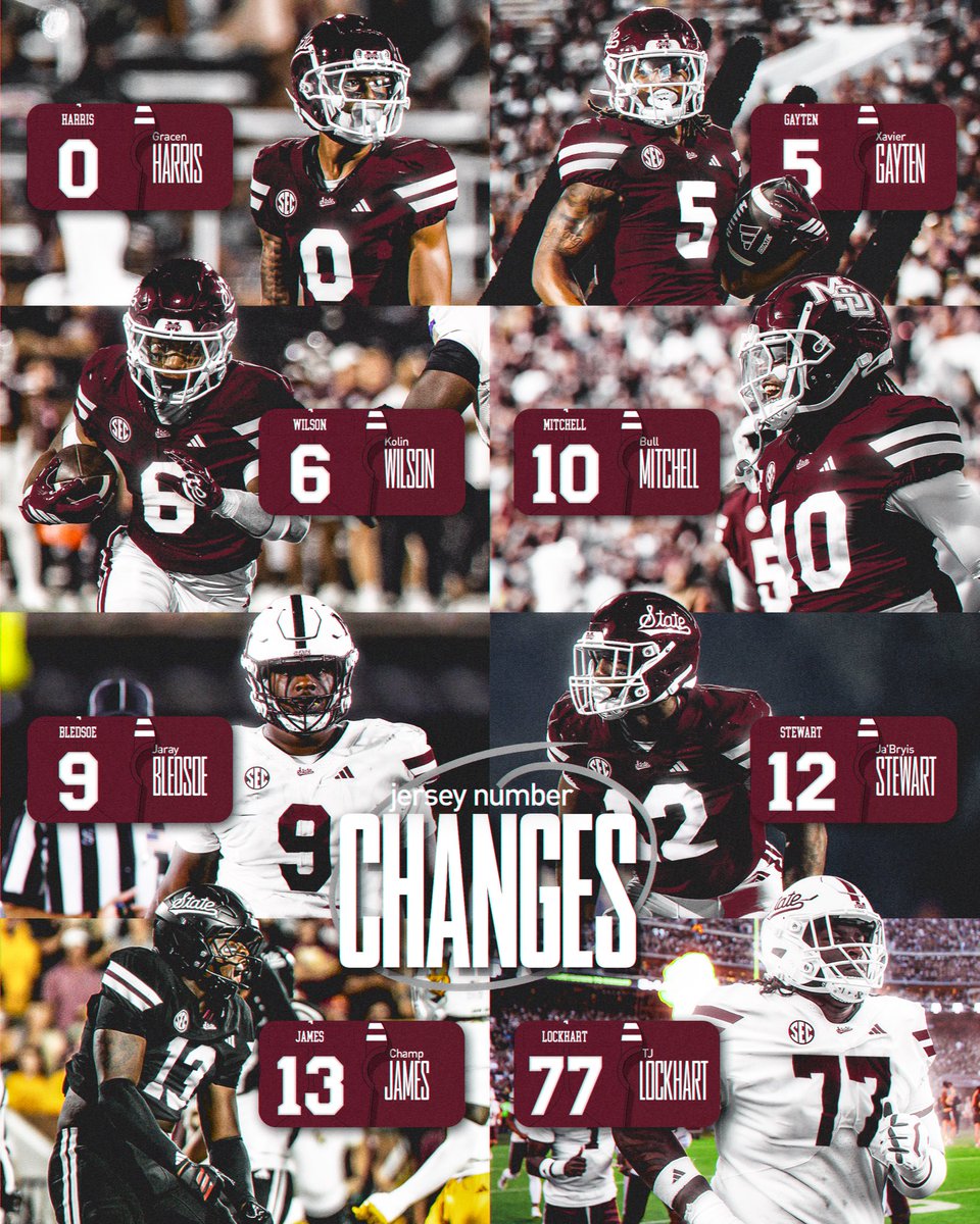 New Numbers. 

Same Dawgs.