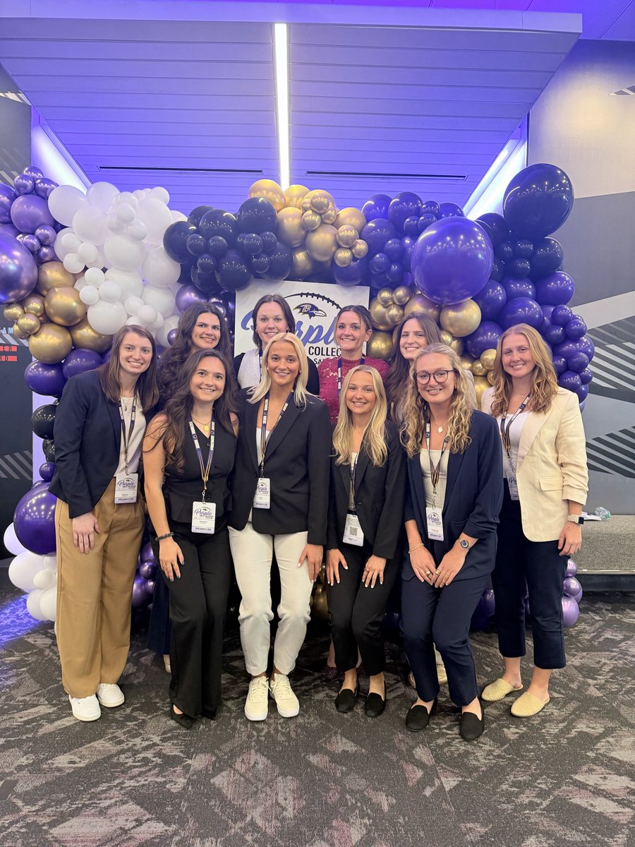 MaroonGoldClub's tweet photo. Last Friday many of our women student-athletes &amp; staff attended the Purple Pro Collective at @Ravens  We’re proud to support such a great alumni owned organization like @Ravens &amp; are even more proud to have such a great group of young @SUSeaGulls Leaders benefit from their wisdom https://t.co/JKUtUAIuTq