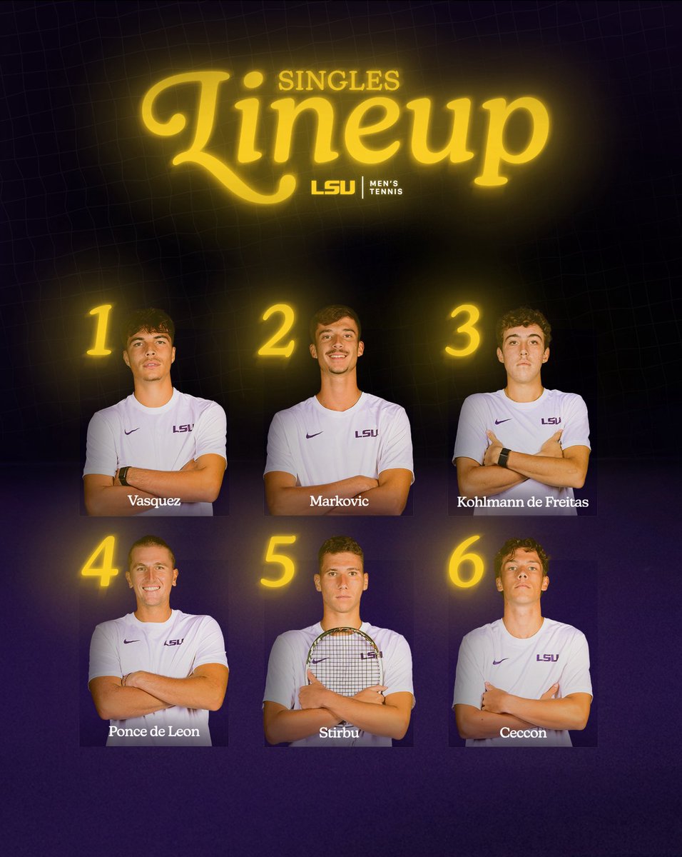 LSU Men's Tennis tweet media