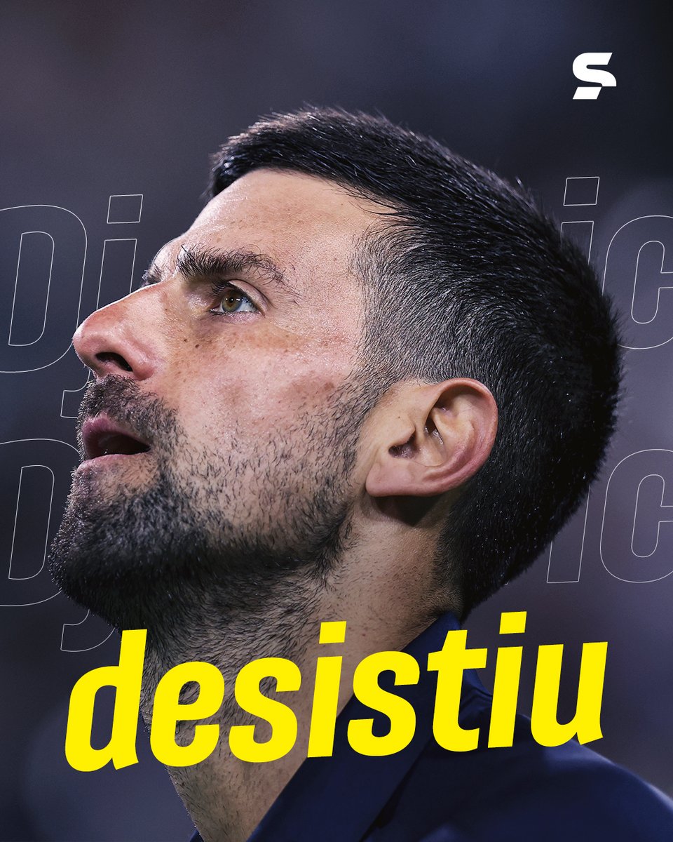 sportv's tweet image. NÃO JOGA O MASTERS 1000 DE MIAMI!  🎾 ❌

Com uma lesão no ombro , o sérvio Novak Djokovic anunciou oficialmente sua desistência do Masters 100 de Miami, o qual ele buscava seu sétimo título.

*Contém texto alternativo

#TenisNoSportv #Djokovic #Masters1000 #Miami