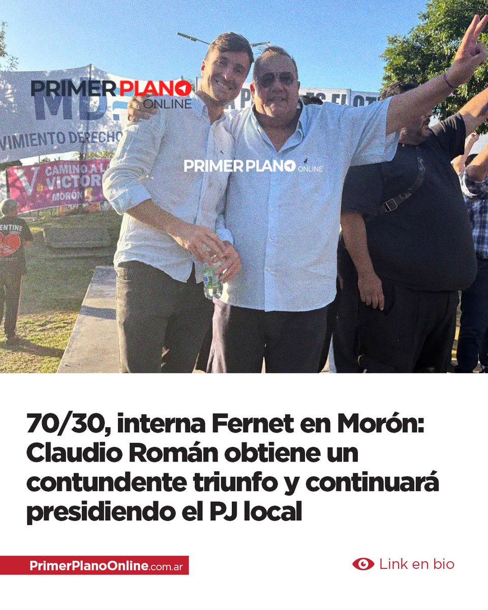 El escrutinio es parcial pero la tendencia es irreversible: se impone el luquismo en la elección partidaria del peronismo en el distrito de Morón. La disputa en las urnas enfrentó a Claudio Román en representación del peronismo luquista contra la sabbatelista Paula Majdanski.
