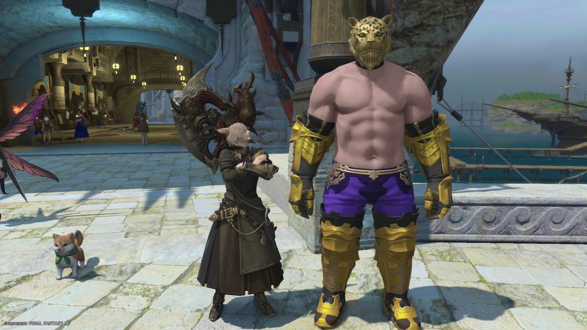 filmurmur's tweet photo. 欧州でタイガーマスクに会う
#FF14SS 
#ChaosDC https://t.co/zOAWUTTnry