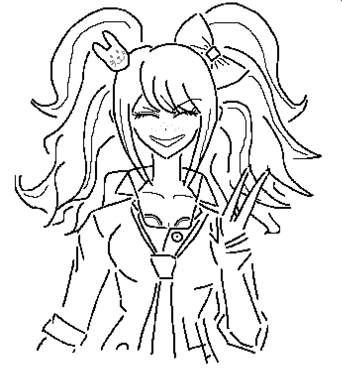 Ayoseraa's tweet photo. there is no greater pain than being a danganronpa fan

junko sprite redraw https://t.co/xMlZ6HgBce