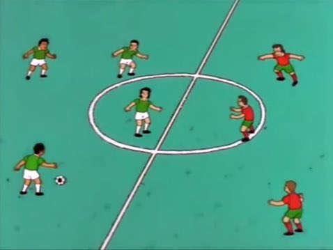 Es el clásico más aburrido del país.
Es el capítulo de los Simpson que juegan México y Portugal. 
Muchas patadas, puro pelotazo y un par de tiros al arco