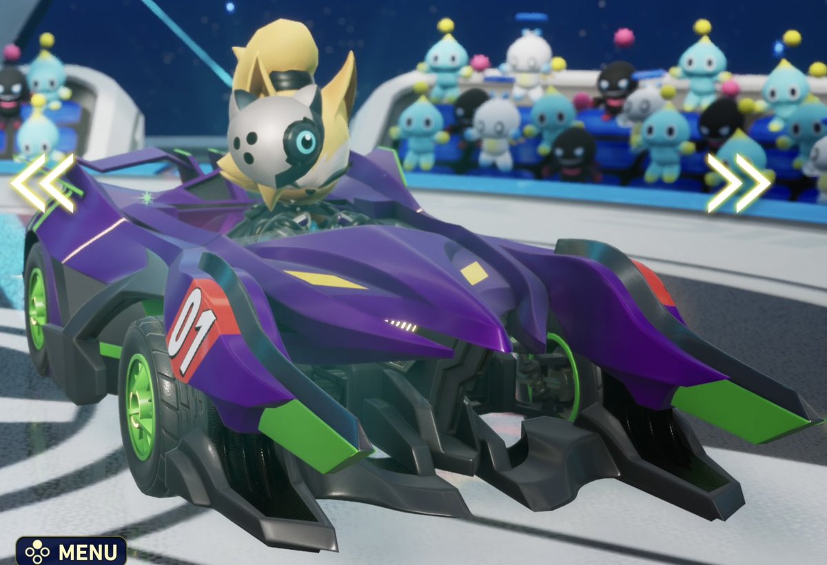 Sometimes an online player is Inky wearing a crown in a Don Quijote car.

Sometimes they’re Whisper in an Eva from Evangelion.

Either way, you are often granted glimpses into the pure genius of Sonic fans.