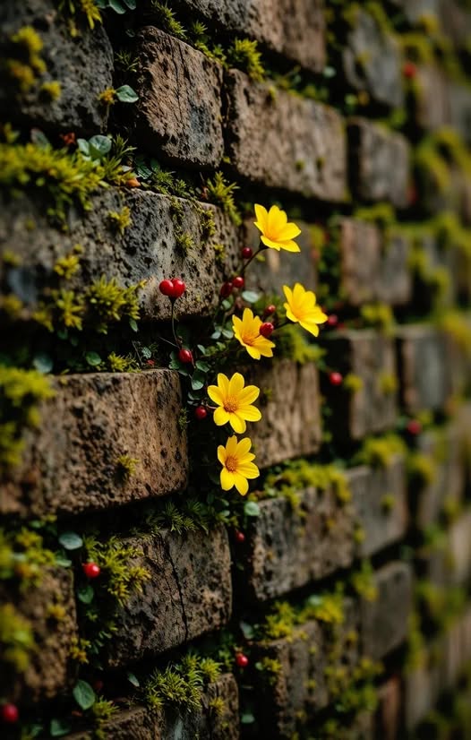 La fuerza de una flor radica en crecer incluso, a través de las piedras más duras.