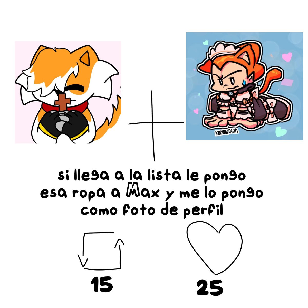 Si llega a la meta lo cumplo a la vrg no creo que llegue verdad
#smilingcrittersOc