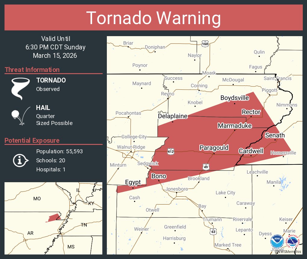 NWS Tornado tweet media