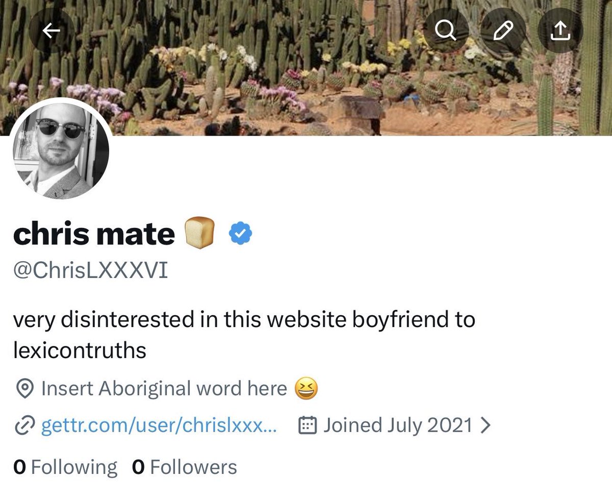 One of my favourite conservative Australian accounts is gone

<a href="/nikitabier/">Nikita Bier</a> can you please investigate - I don’t think he actually did anything wrong

The user is @chrisLXXXVI