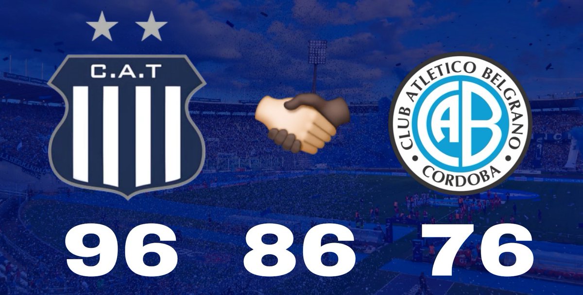 TalleresMP's tweet photo. [ACTUALIZACIÓN]

ASÍ QUEDÓ EL HISTORIAL DEL CLÁSICO CORDOBÉS. https://t.co/z8cxEbsKBI