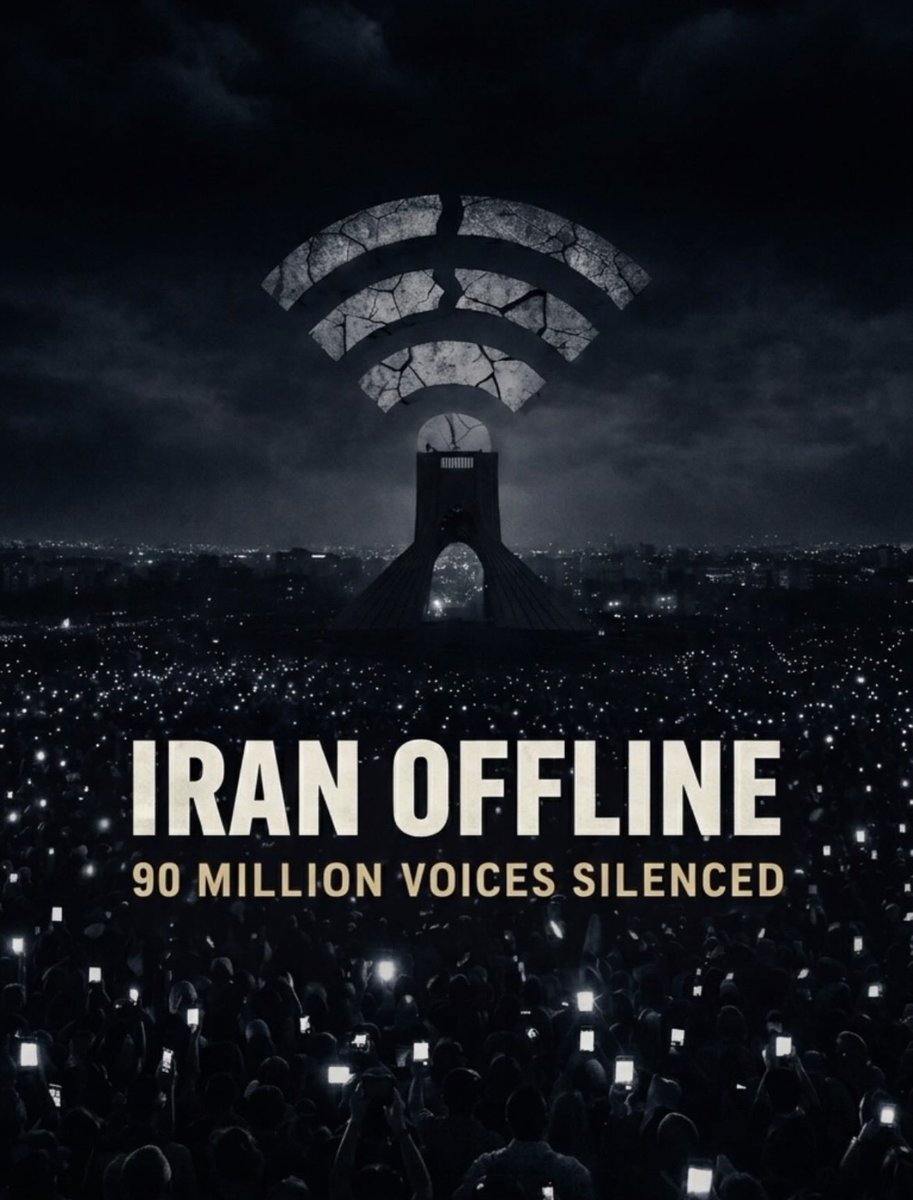 iamhurad's tweet photo. 🆘 Iran is under a total internet blackout in the middle of a war. Be the voice of Iran!
 #DigitalBlackoutIran https://t.co/zJFA3CchdS