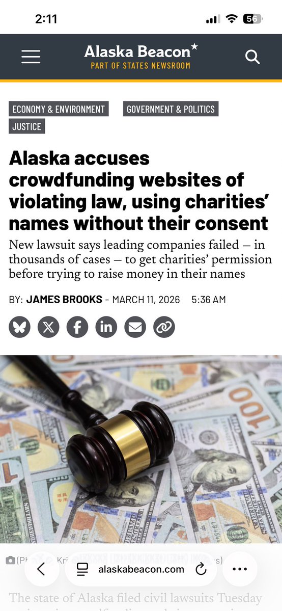 Alaska Attorney General Stephen J Cox tweet media