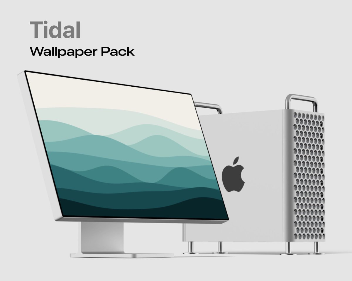 Product_ivity's tweet photo. Tidal Wallpaper Pack. 6K resolution. 

#iPhone #Mac #StudioDisplay #wallpaper https://t.co/vgTS96DOeN