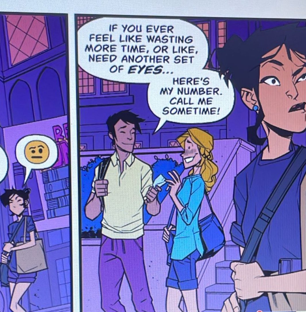 OfeliaMidori's tweet image. Stephanie, get away from this man immediately, Stephanie 
Also Cass  just going 🤨 I’m dying 
#batgirls