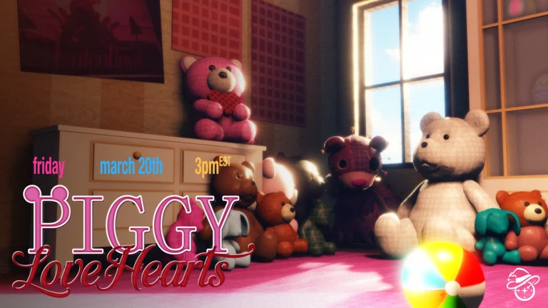 Piggy_News's tweet photo. ❤️LOVEHEARTS❤️
The Lovehearts update will be releasing at Friday at 3PM EST.

This update will introduce a new skin quest, a 'lovestruck' trap and additional skins! https://t.co/KfsCaglAjz