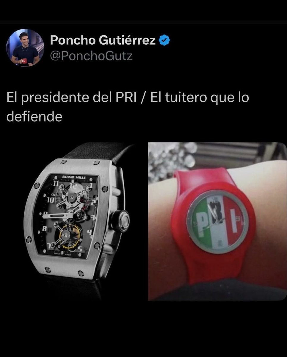 KonGuasaBPJ25's tweet photo. El reloj de #AlitoMoreno /// El reloj de sus simpatizantes !... https://t.co/xBwVg3Zu3B
