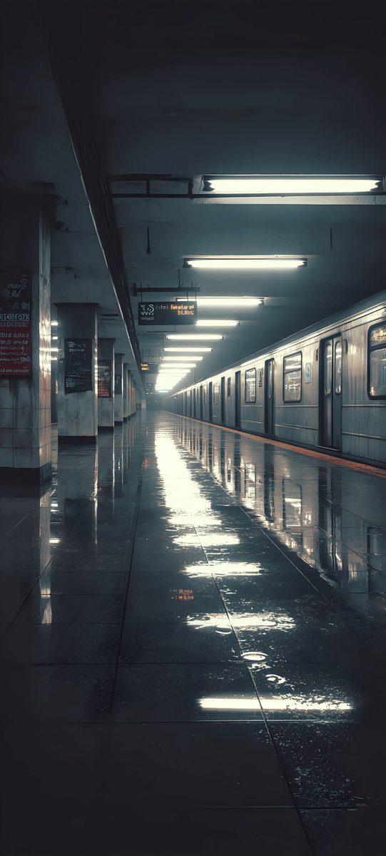 404images's tweet image. Echoes Beneath Neon Tracks⚡
4K Phone Wallpaper

Tap &amp;amp; Hold ➜ Load in 4K

Want more like this? Check out buymeacoffee.com/404images

#wallpaper #underground #noir #moody