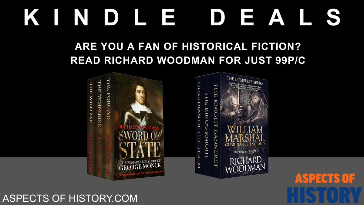 AspectsHistory's tweet photo. #KindleDeals
Are you a fan of historical fiction?
Read Richard Woodman Just 99p/c
Sword of State
https://t.co/A4uDPjvo4q
William Marshal: Guardian of England
https://t.co/hUDRN0KDH8
@EbookDealsUK
#histfic #bookboost #boxsets https://t.co/u1hYlIzuuO