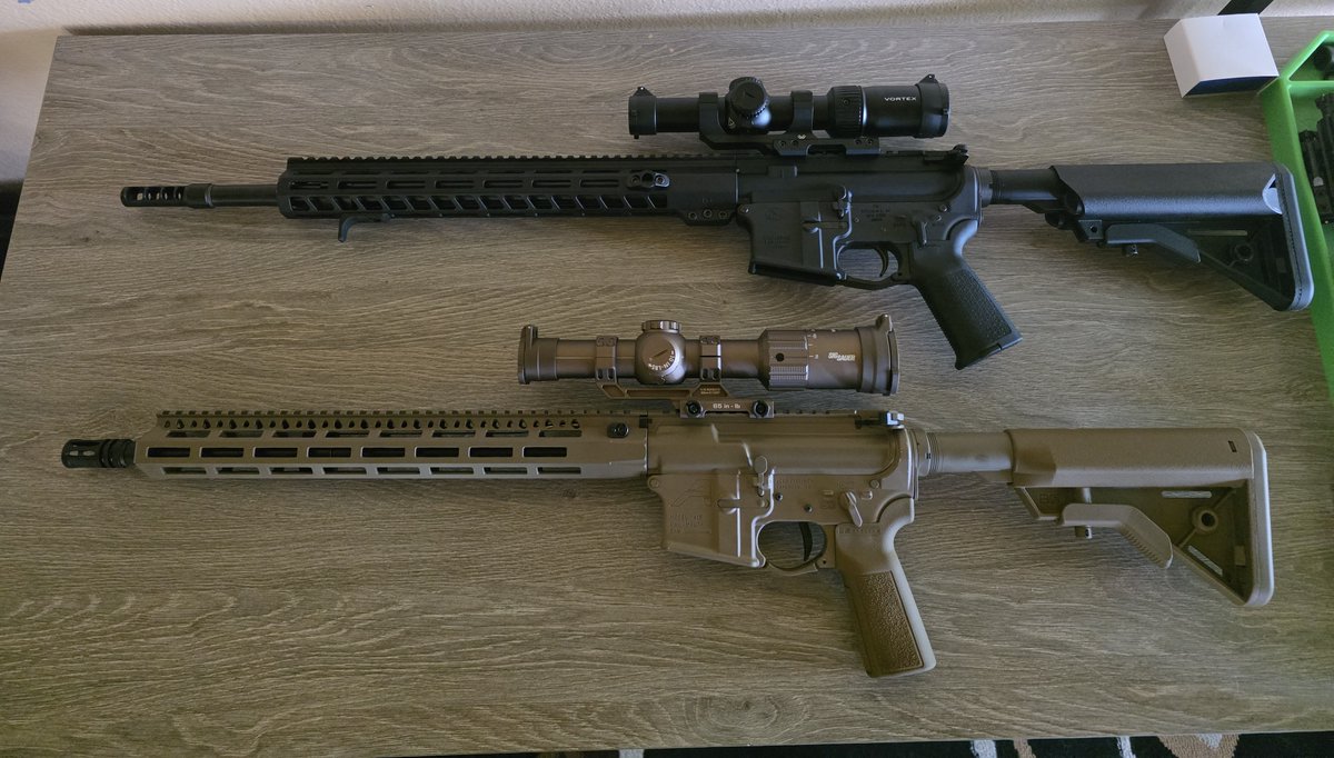 @LouisvilleGun my current setups on the more accurate ARs