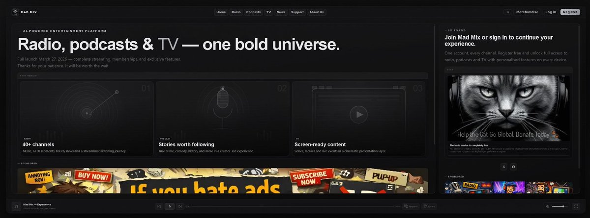 Mad Mix Radio - Podcast - TV tweet media