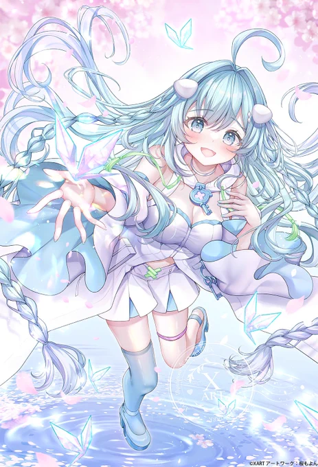 ──── ✦ ──── ​ Blooming Heart illustration by 桜もよん(#SakuraMoyon) #絵守未來10周年 ──── ✦ ────