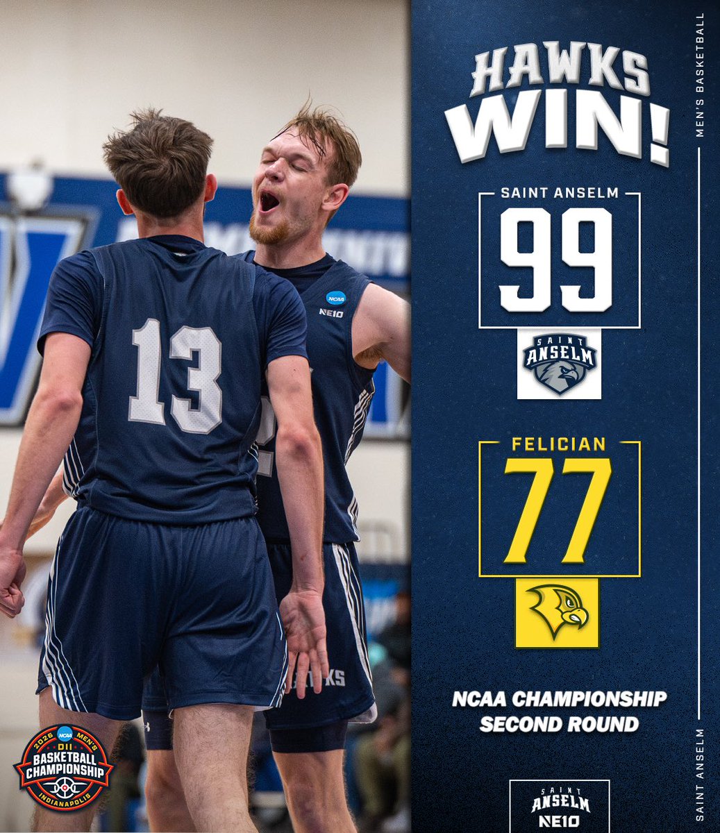 Saint Anselm Hoops tweet media