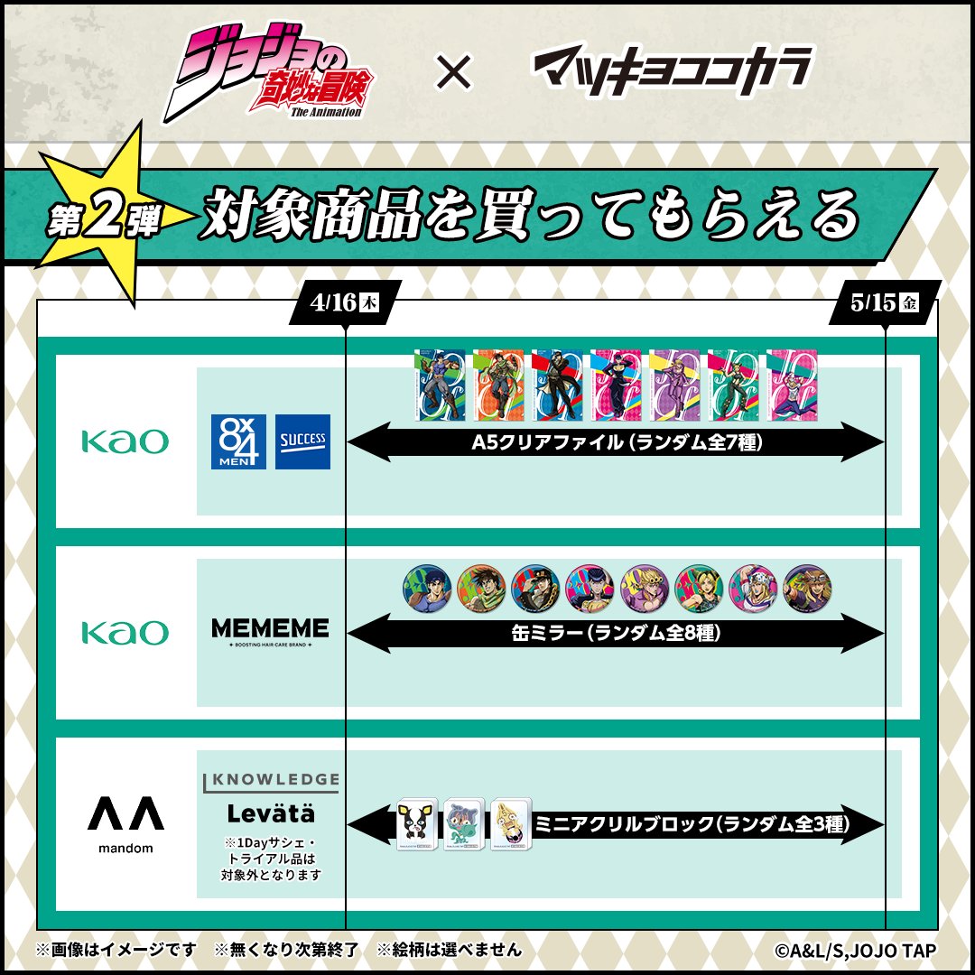 ⭐️#ジョジョとマツココ ⭐️ 花王のMEMEME対象商品を1600円（税込
