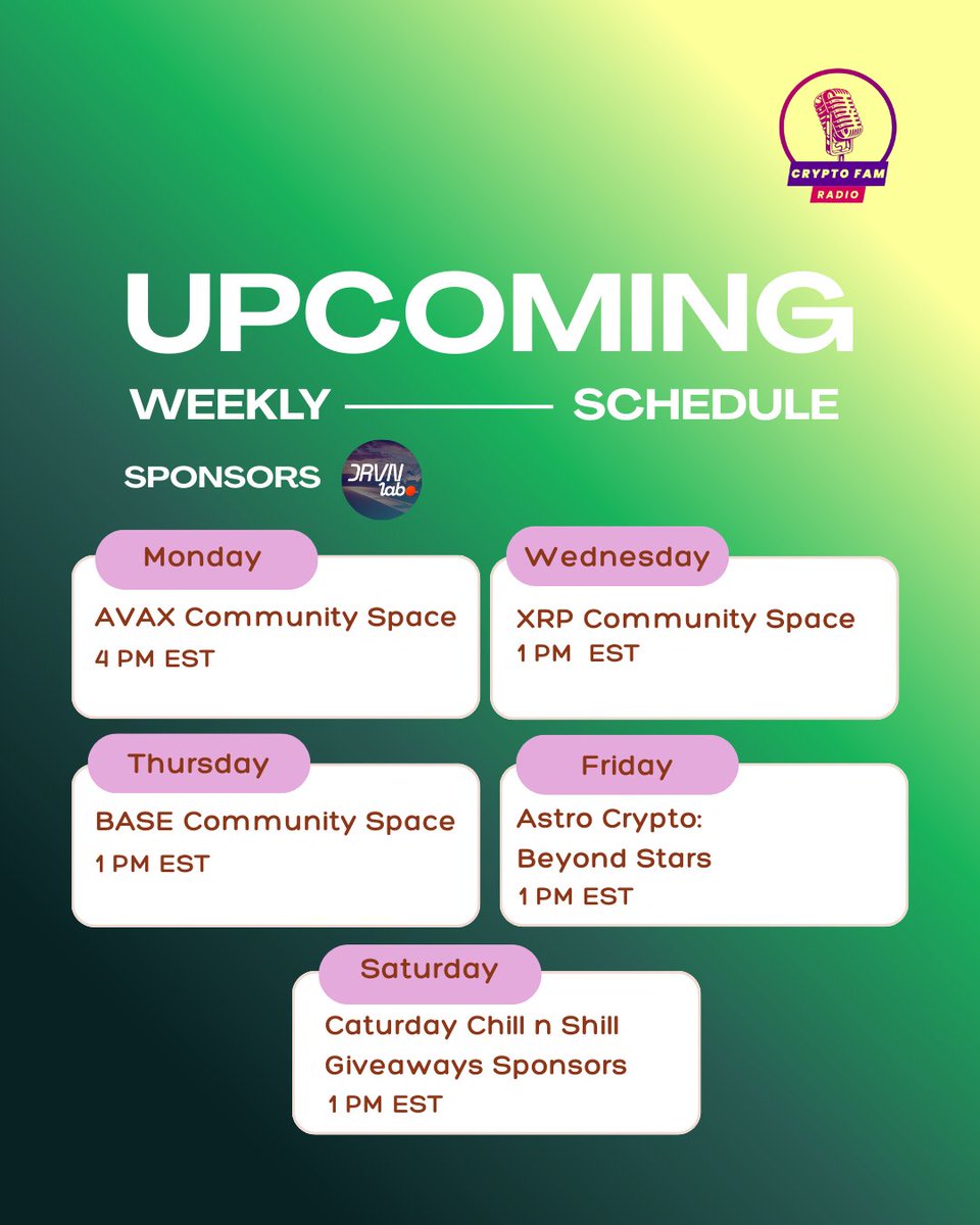 Crypto Fam Radio tweet media
