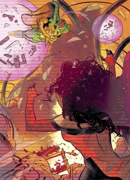 "I acted almost without thought. I created a thousand hex spheres"

To protect the Impossible City and the Avengers, Wanda sustains thousand hex spheres to contain a full force explosion. Changing the probabilities to save her friends and their headquarters.