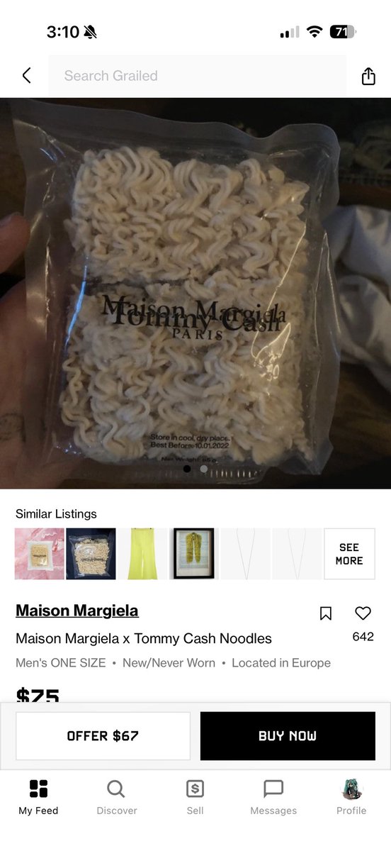 when she talking about “im hungry i haven’t eaten in 2 days pleas” but u genuinely went margiela on the noodles 😂👎